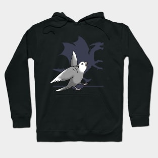 White faced Cockatiel Dragon Shadow Hoodie